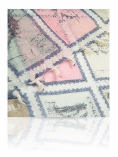 Палантин Женский W-STAMP/PASTEL